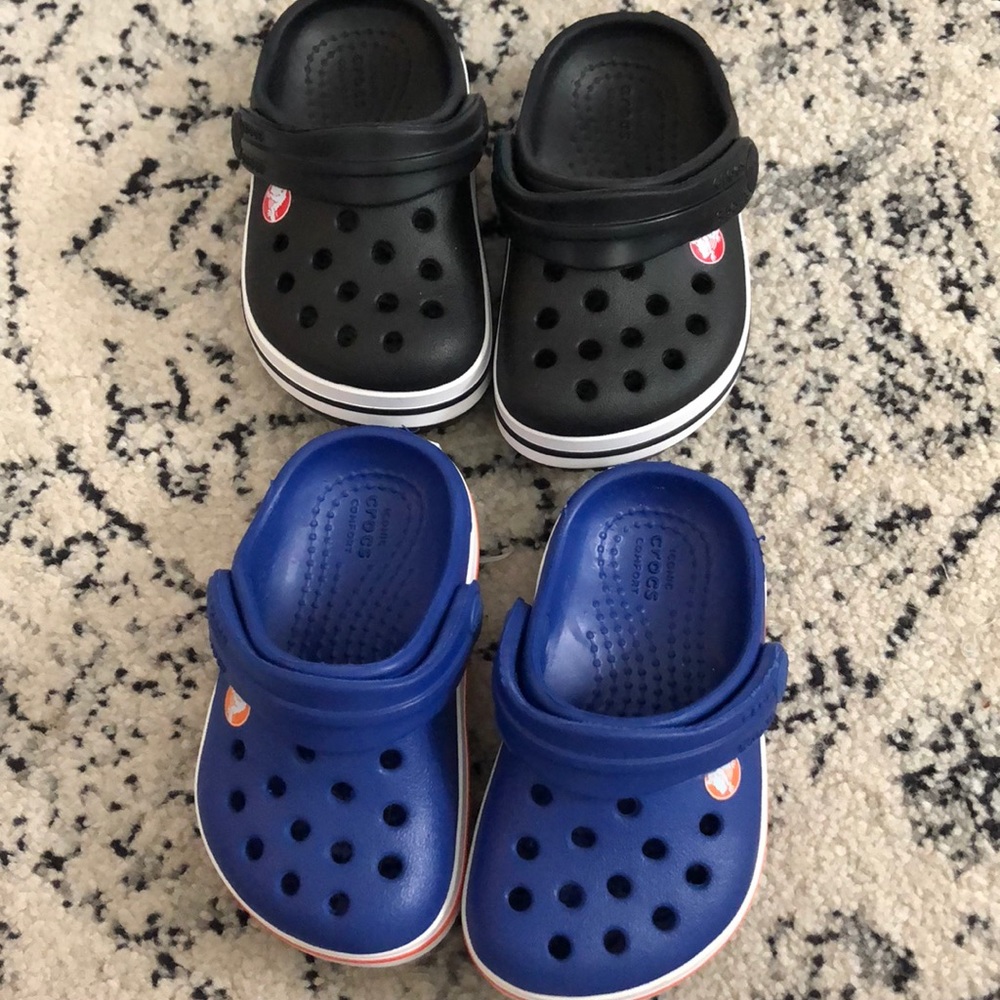 Baby boy crocs bundle